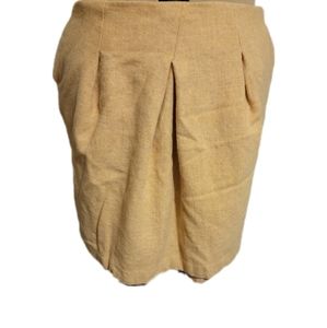 🔖Talbots Wool Tulip Skirt Tan Beige SZ 22WP